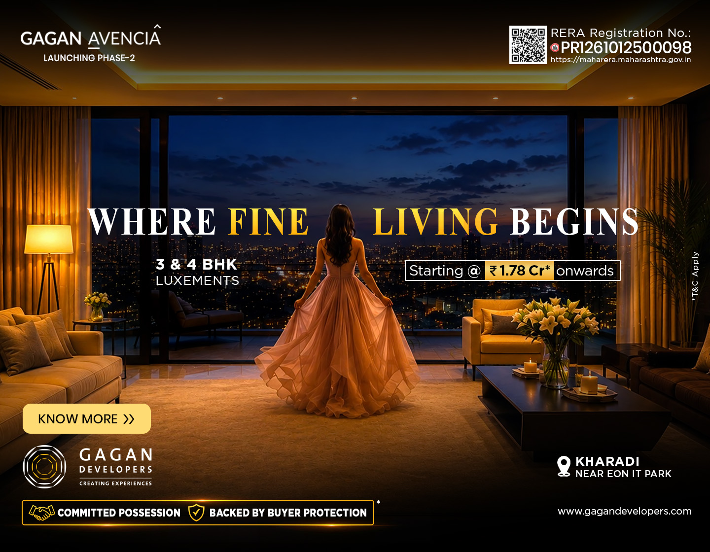 Fine Living Is Arriving - Gagan Developers